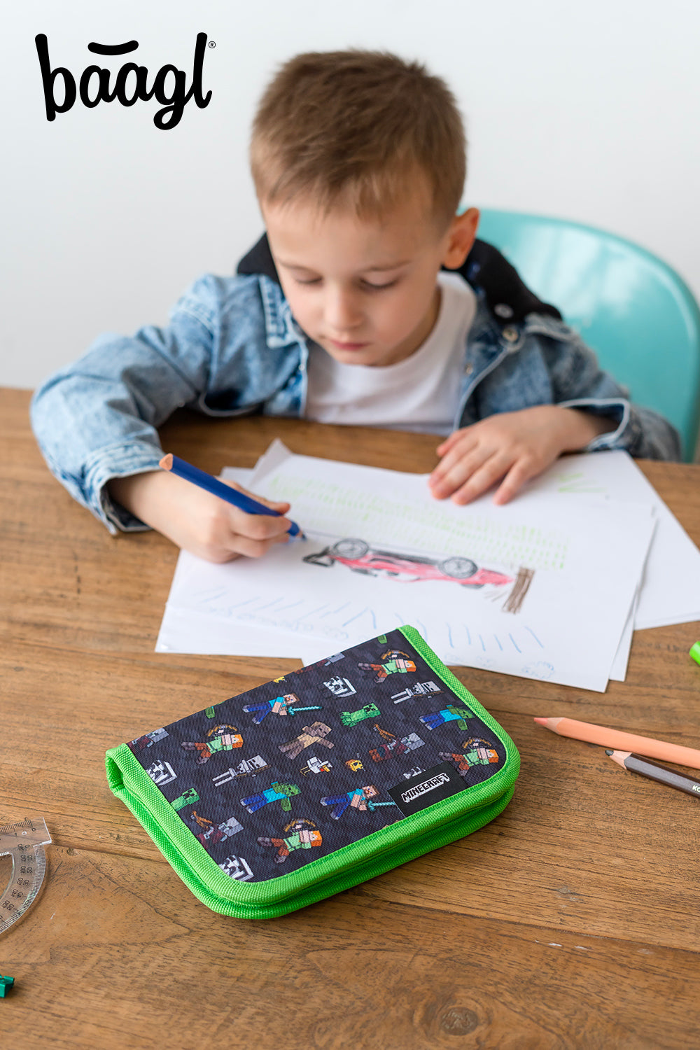 baagl-minecraft-trousse-scolaire-1-tage-vide image 6