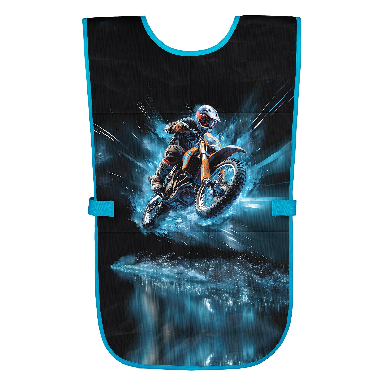 baagl-motor-bike-tablier-enfant-moto-2-poches-lavable image 2