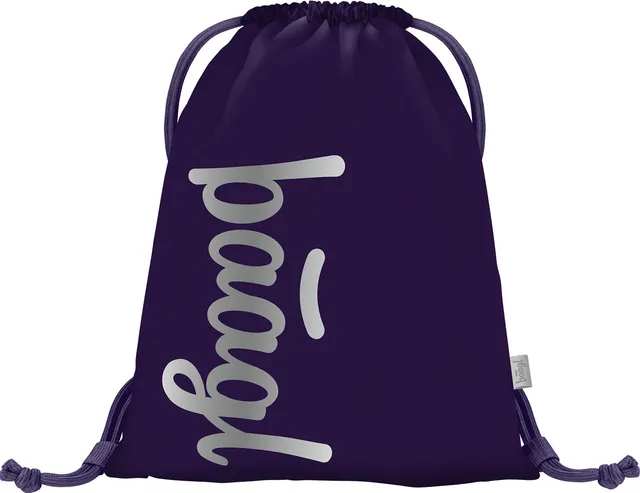 baagl-gym-sacks-plum-sac-de-sport-prune-cordon image 1