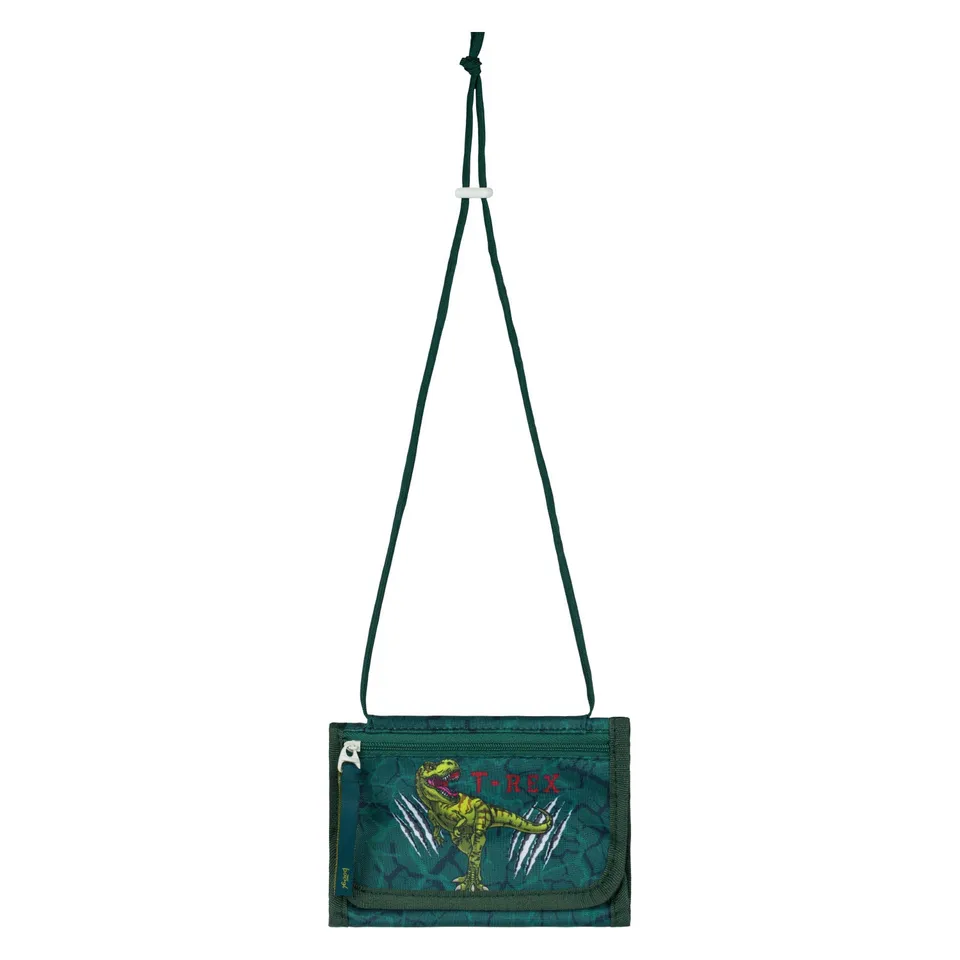 baagl-t-rex-portefeuille-enfant-vert-dinosaure image 1