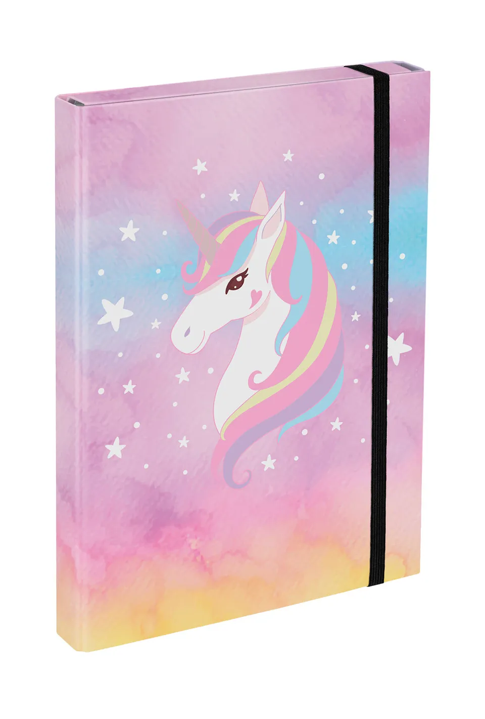 baagl-rainbow-unicorn-chemise-a4-lastique-licorne image 1