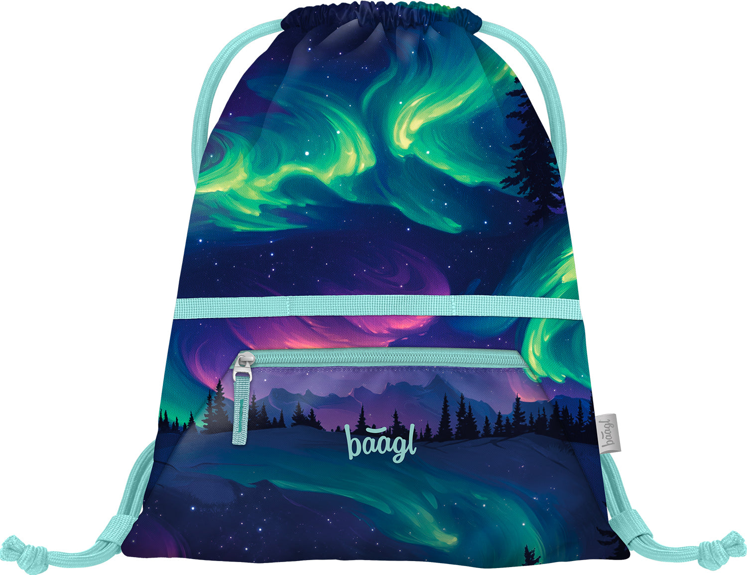 baagl-gym-sacks-aurora-sac-gym-poche-zip-lavable image 1