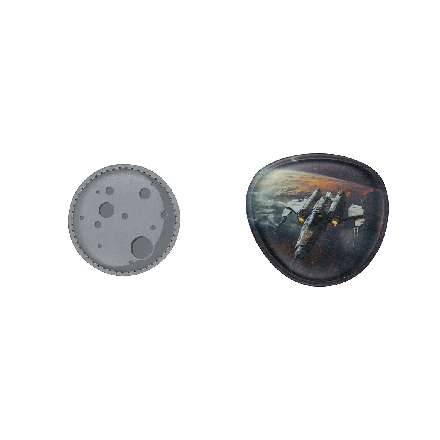 baagl-baaglies-universe-moon-patch-velcro-x2 image 1