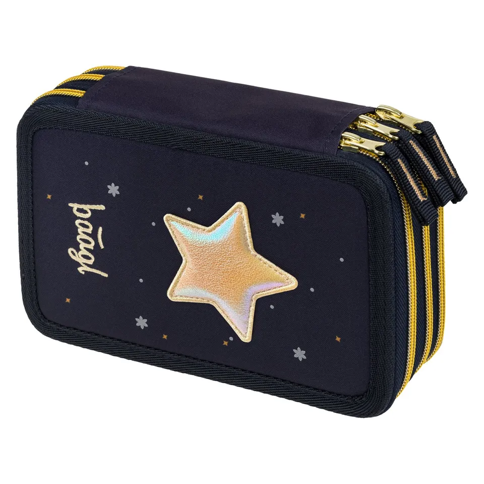 baagl-unicorn-gold-trousse-3-compartiments-ykk-fille image 1