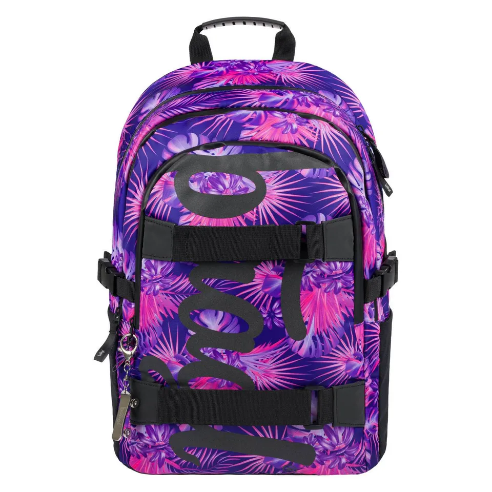 baagl-skate-sac-dos-violet-25l-skateboard-15-pouces image 1