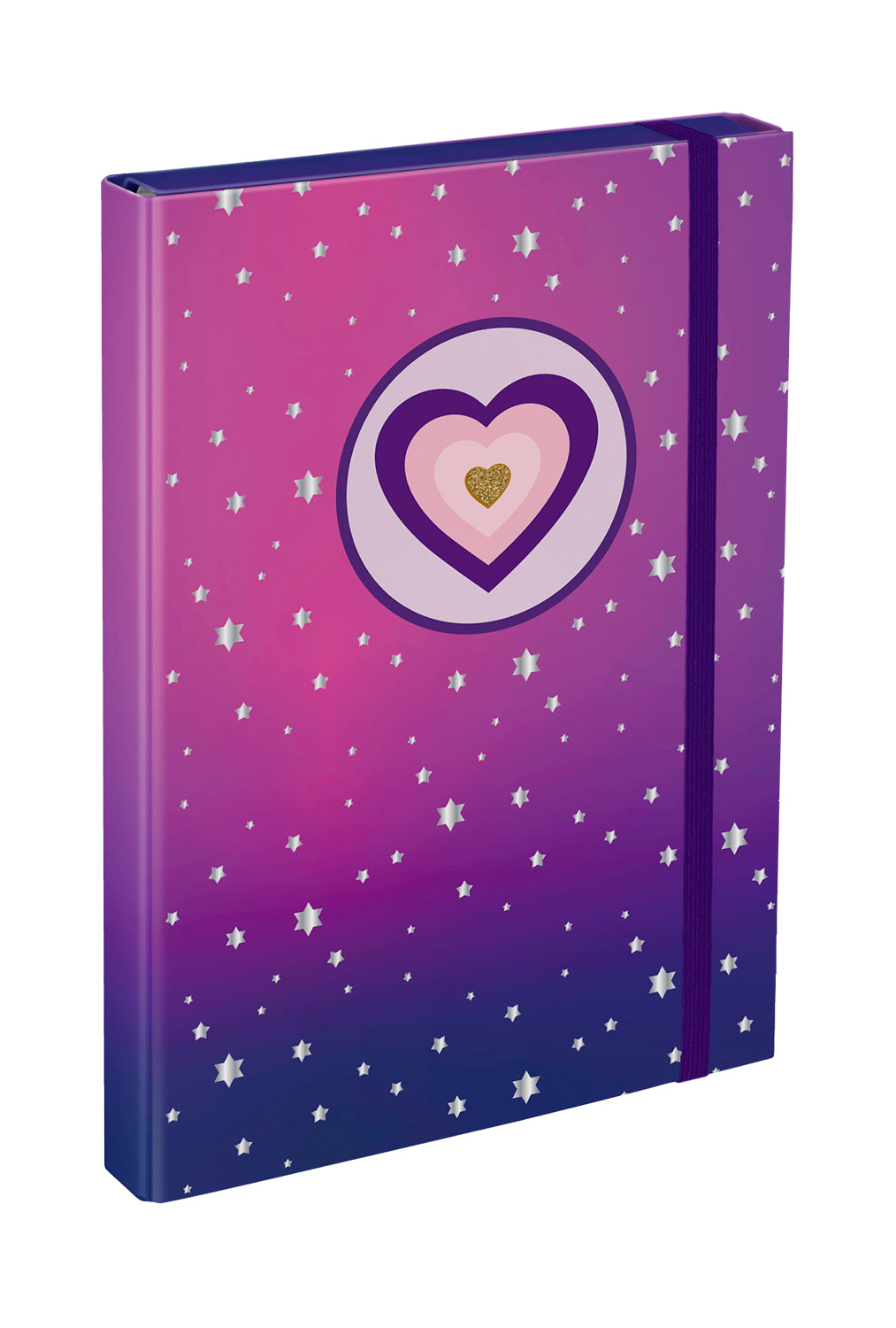 baagl-heart-chemise-a4-lastique-pour-cahiers image 1