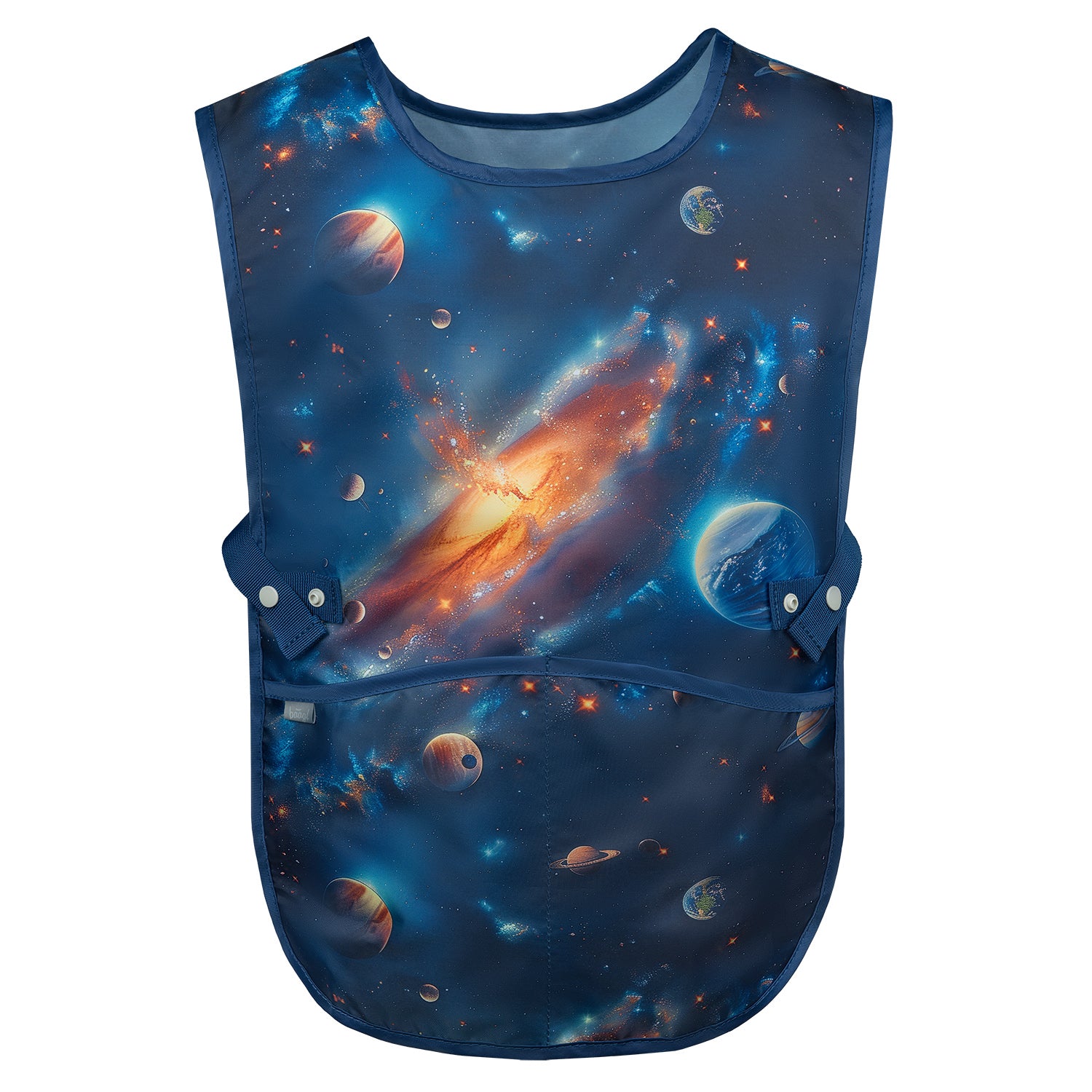 baagl-universe-tablier-enfant-peinture-lavable-poches image 1