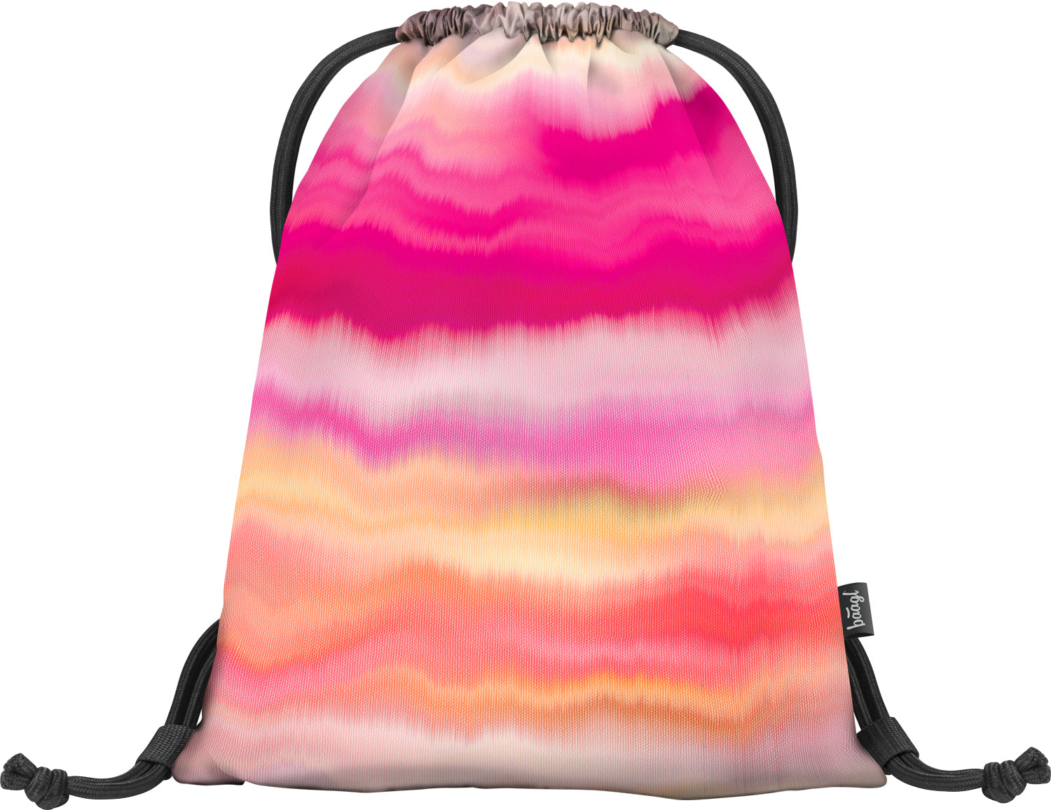 baagl-gym-sacks-skate-pink-stripes-sac-sport-fille-rayures image 2