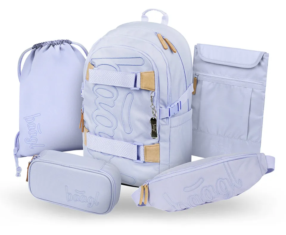 baagl-school-sets-set-skate-lilac-iii-sac-25l-banane image 1
