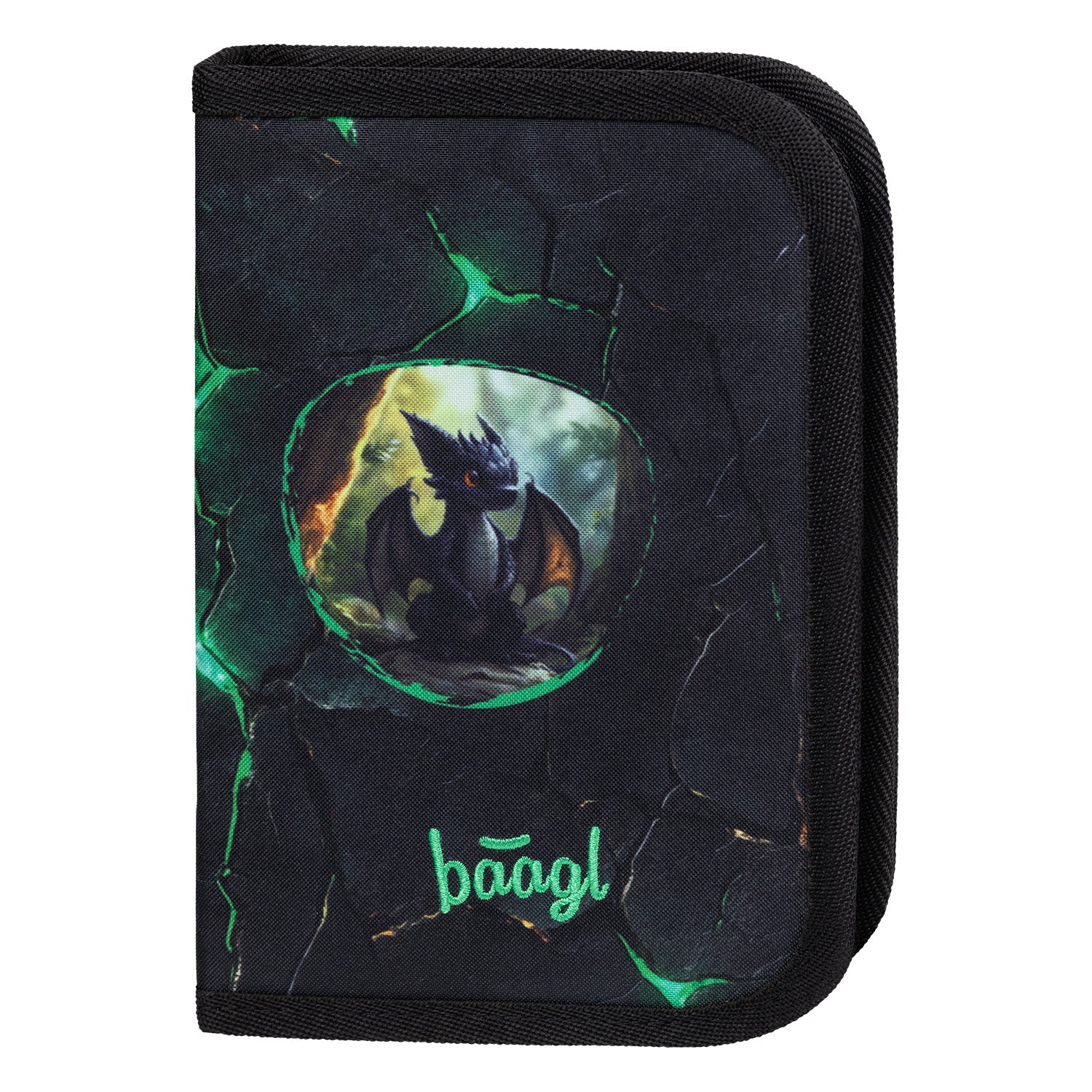baagl-classic-dragons-trousse-scolaire-1-compartiment image 1
