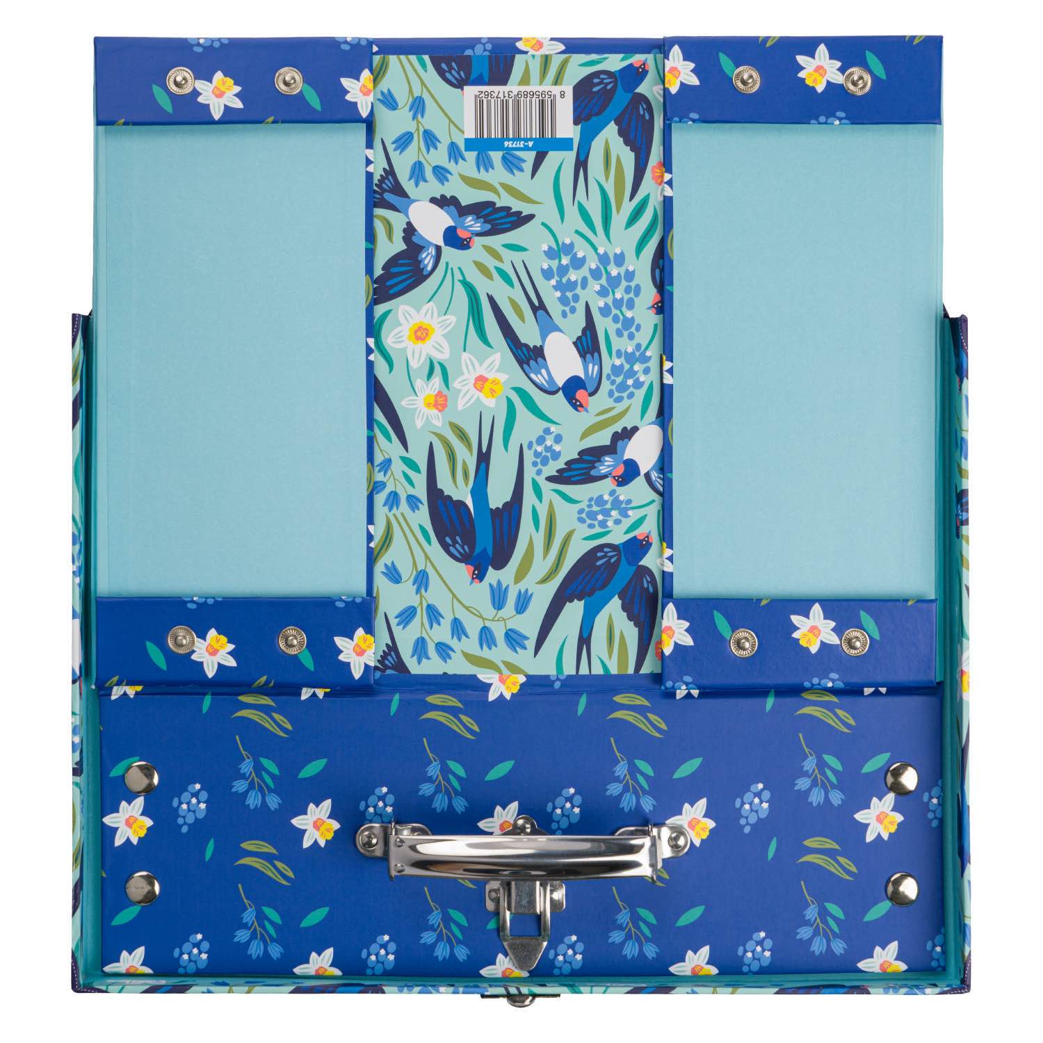 baagl-valisette-pliante-birdie-papier-lamin-boucle image 4