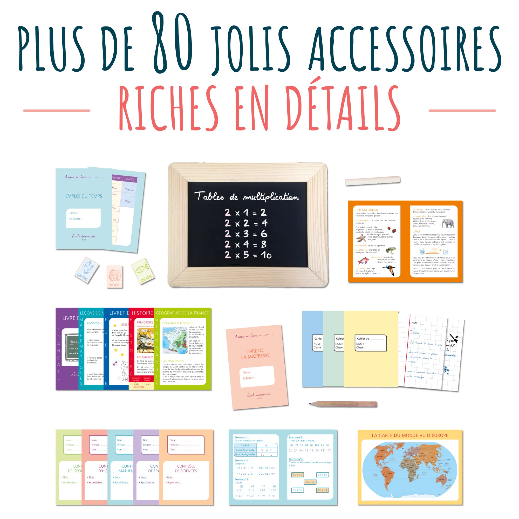 amulette-si-j-tais-la-ma-tresse-coffret-jeu-ducatif-6-10-ans-80-accessoires image 3