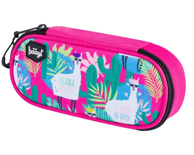 baagl-school-trousse-llama-compact-fille image 1