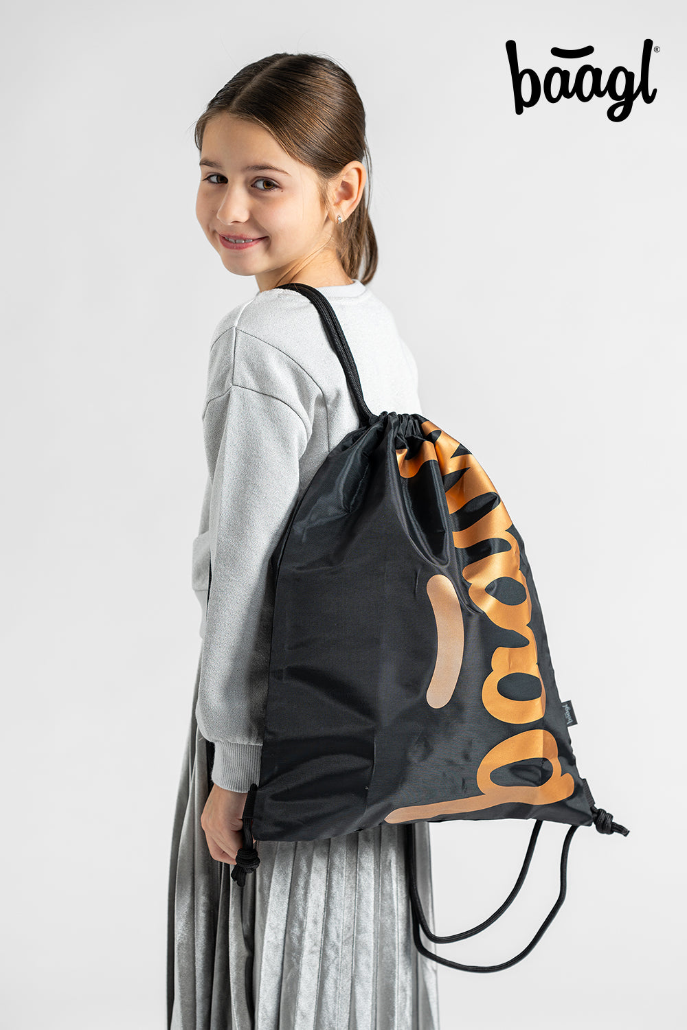 baagl-metallic-bronze-sac-gym-enfant-bronze image 4