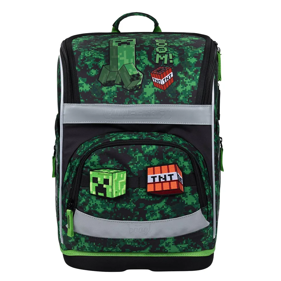 baagl-zippy-plus-minecraft-boom-cartable-18-l-ergonomique image 1