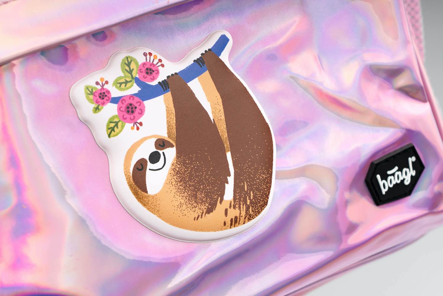 baagl-sloth-stickers-3d-r-utilisables-paresseux image 3