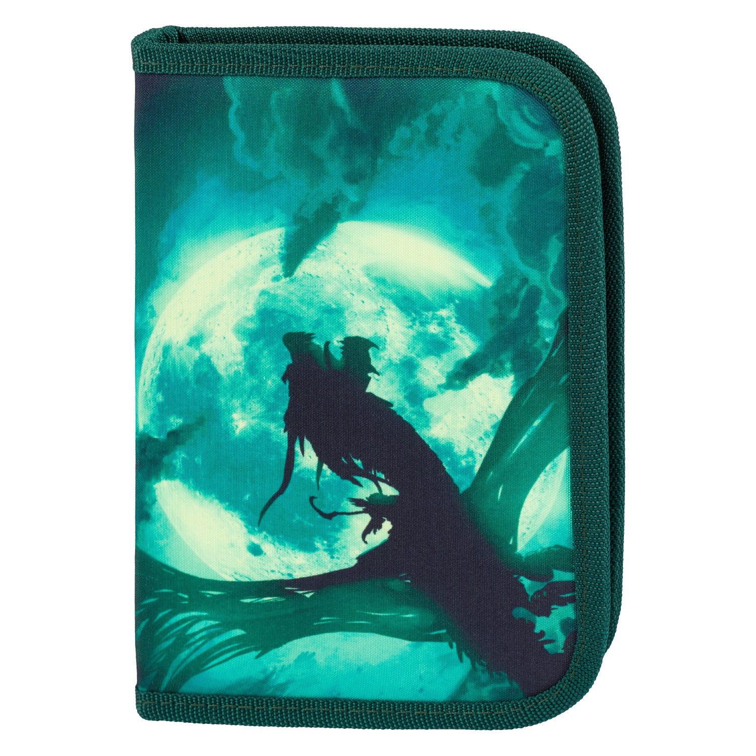 baagl-classic-dragon-trousse-scolaire-un-compartiment-verte image 1