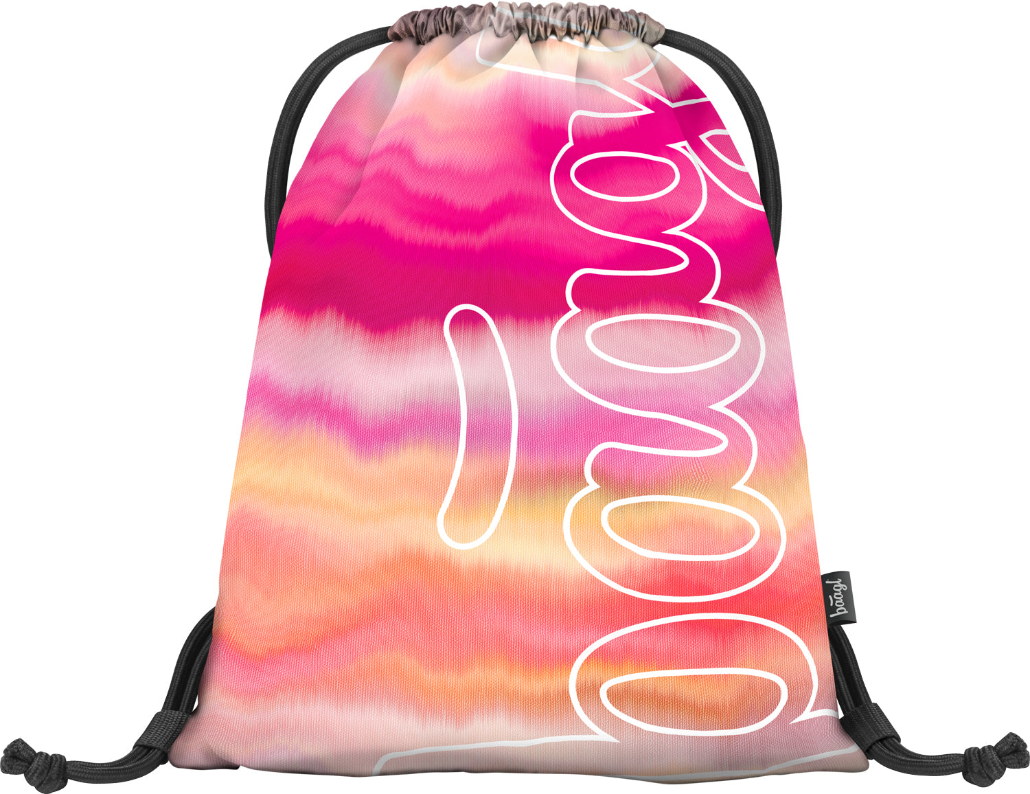 baagl-gym-sacks-skate-pink-stripes-sac-sport-fille-rayures image 1