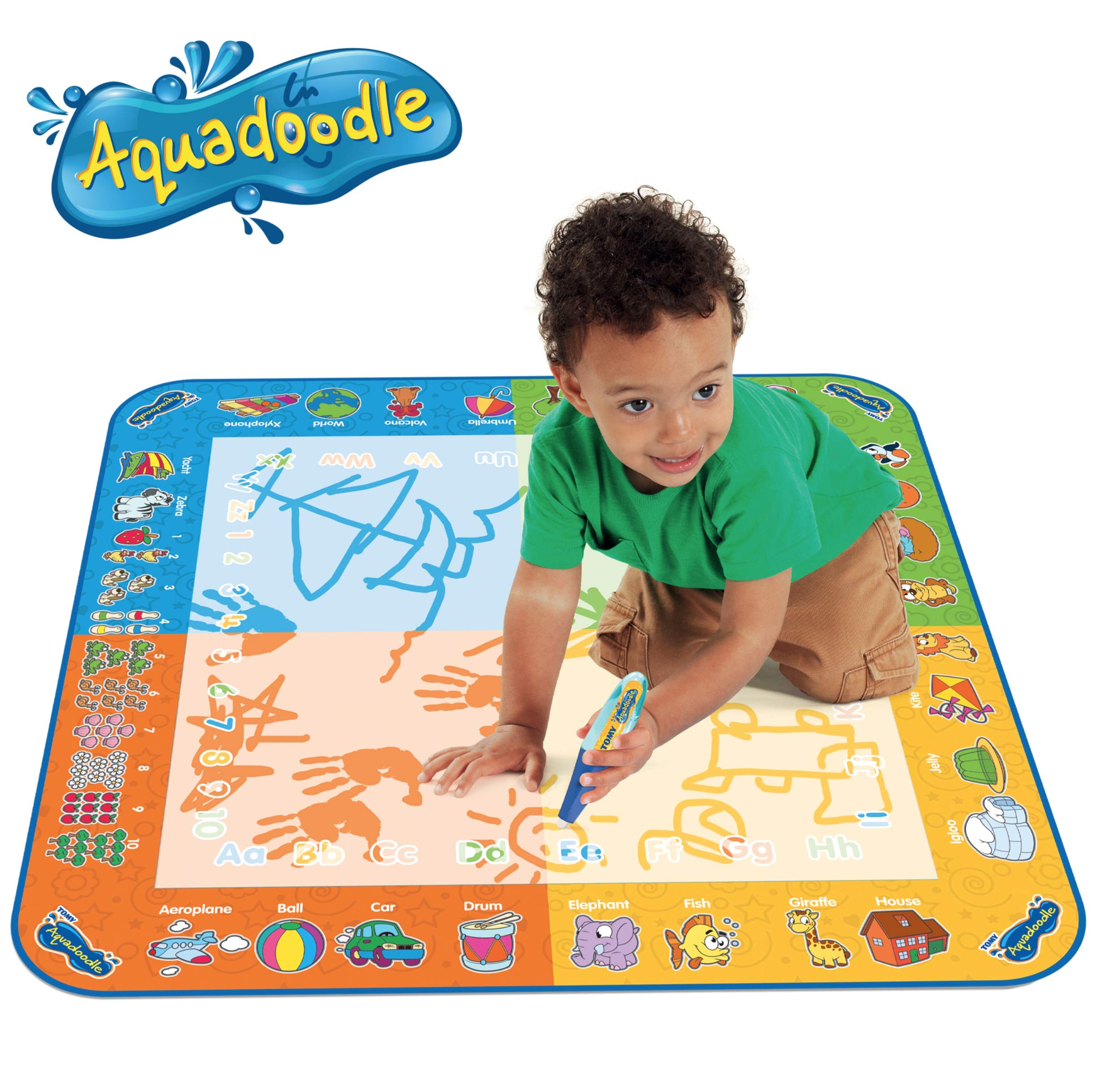 aquadoodle-large-mat-classique-4-couleurs-tapis-eau-75x75-cm image 1