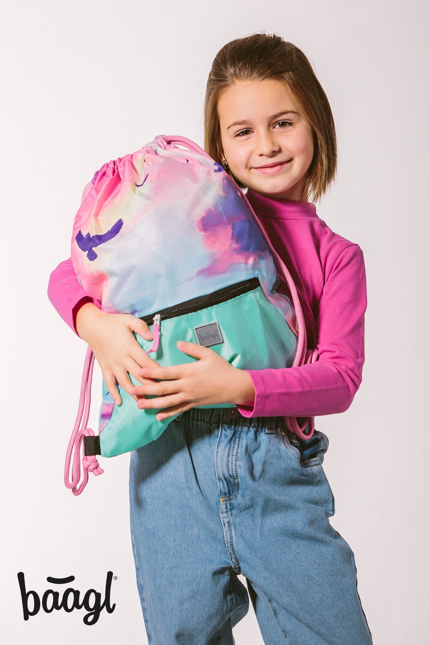 baagl-gym-sacks-owl-sac-gym-poche-zip-lavable image 8