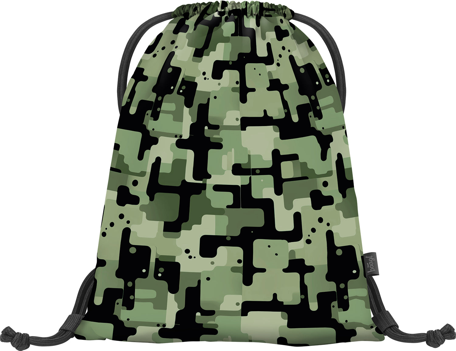 baagl-green-sac-gym-sport-enfant-vert-lavable image 2