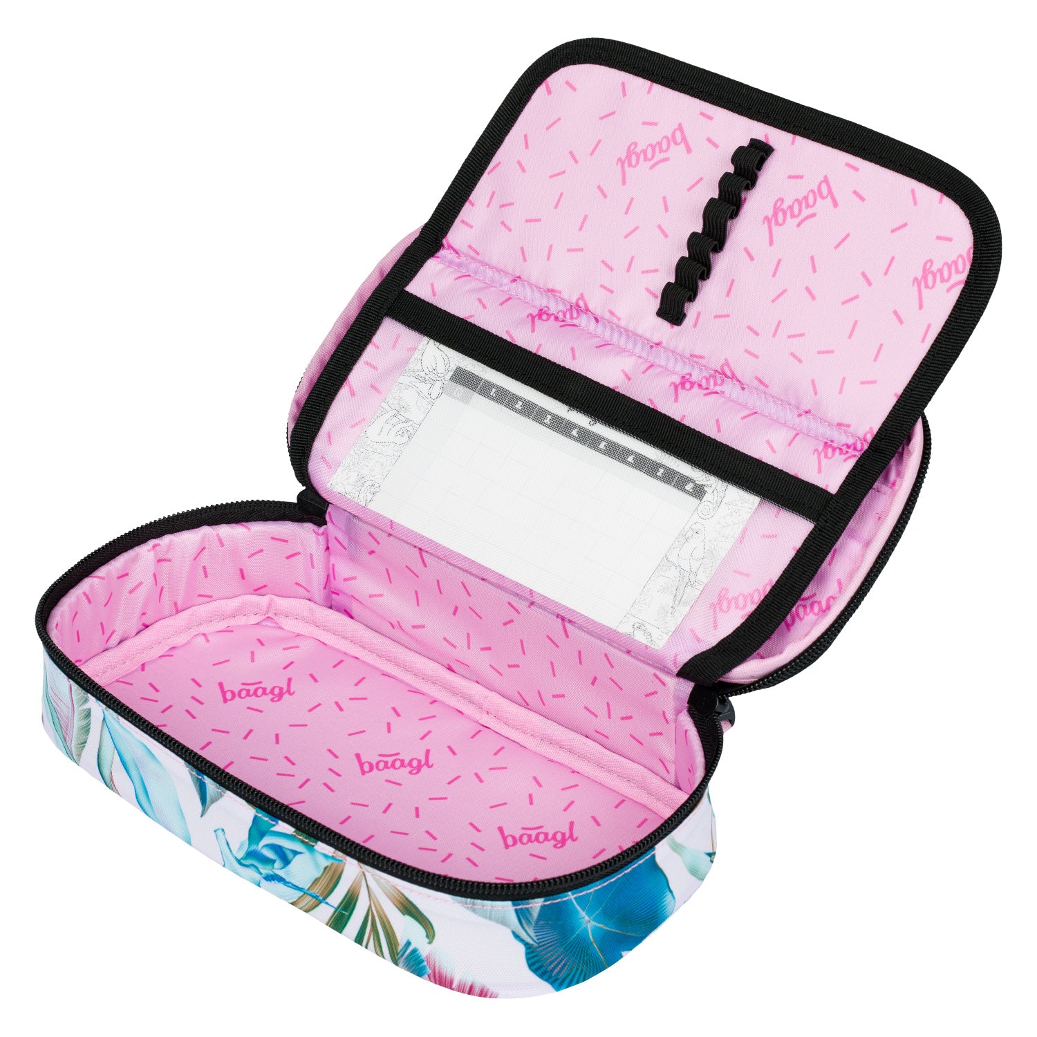 baagl-leafs-trousse-scolaire-rigide-feuilles image 2