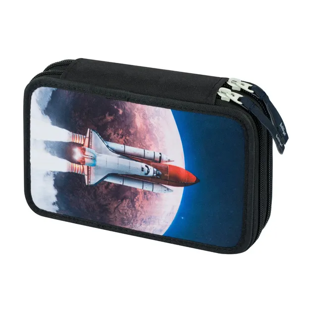 baagl-space-shuttle-trousse-scolaire-double-tage-vide-pour-gar-on image 1