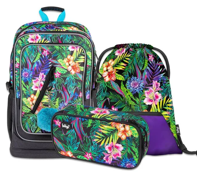 baagl-cubic-tropical-set-scolaire-3-pi-ces-29-l image 1