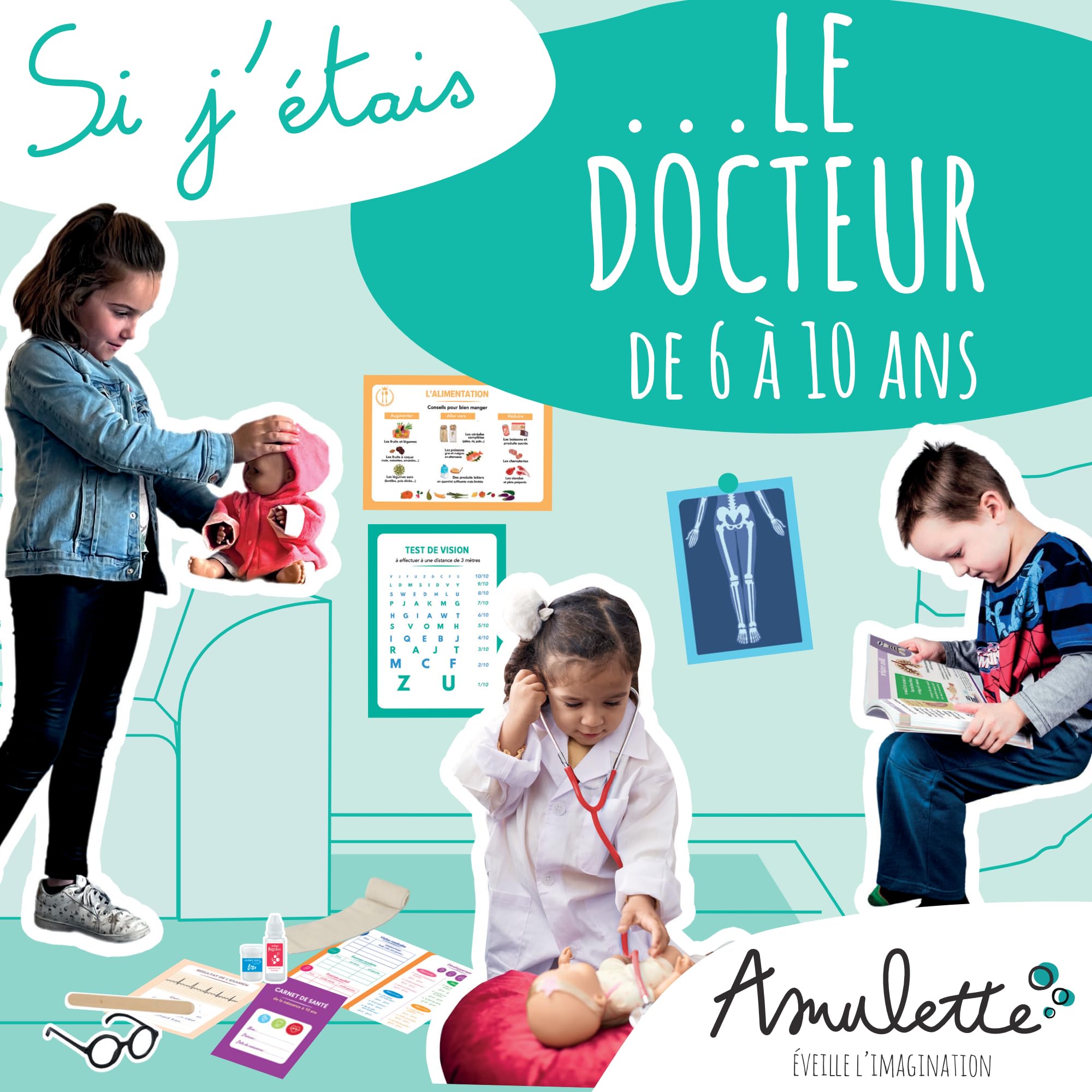 amulette-si-j-tais-docteur-coffret-jeu-50-accessoires-6-10-ans image 2