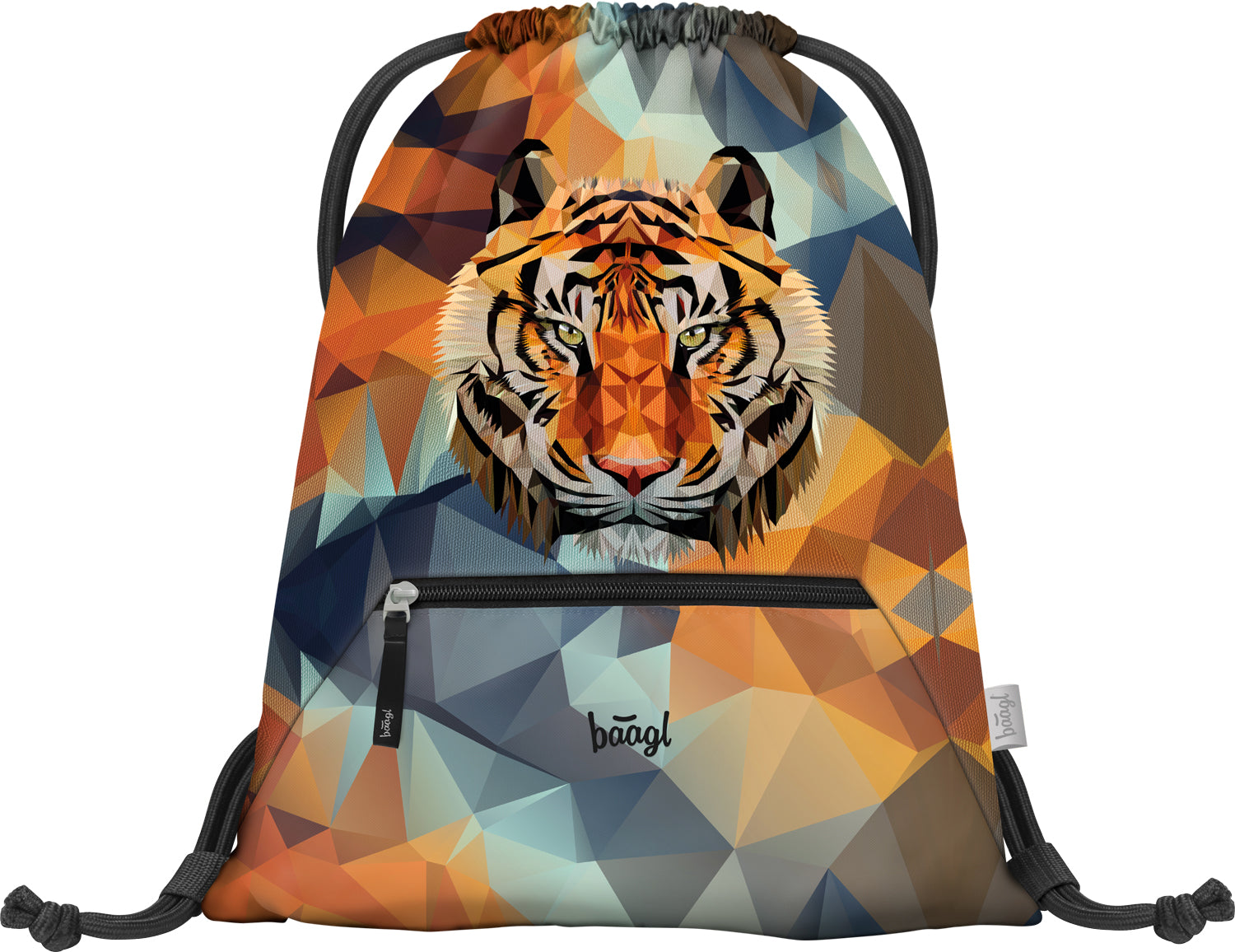 baagl-tiger-sac-de-gym-poche-zipp-e-tigre image 1