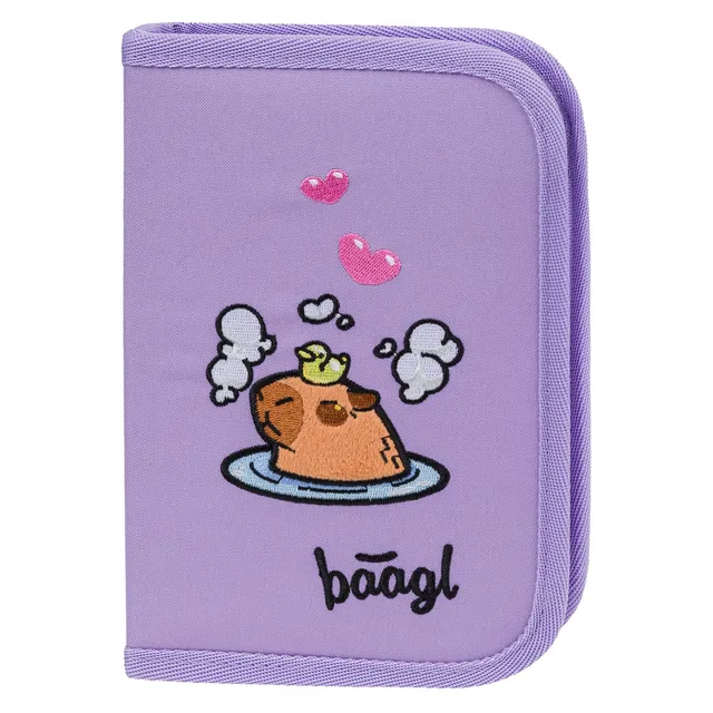 baagl-classic-capybara-trousse-scolaire-1-compartiment image 1