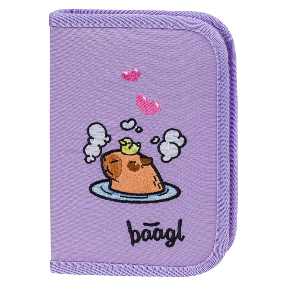 baagl-classic-capybara-trousse-scolaire-1-compartiment image 1