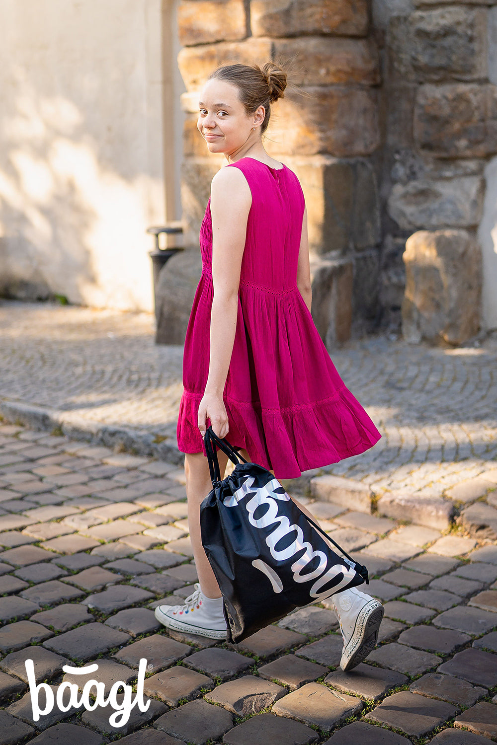 baagl-gym-sack-metallic-holo-sac-sport-enfant-brillant image 4