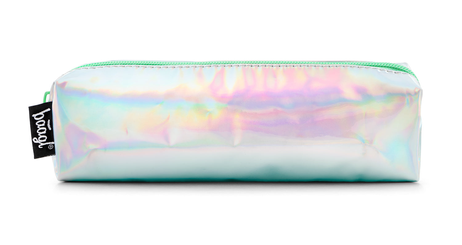baagl-fun-holo-trousse-scolaire-zip-holographique image 2