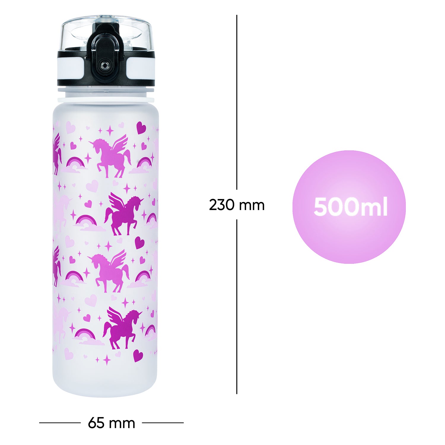 baagl-royal-unicorn-gourde-tritan-500-ml-sans-bpa image 7