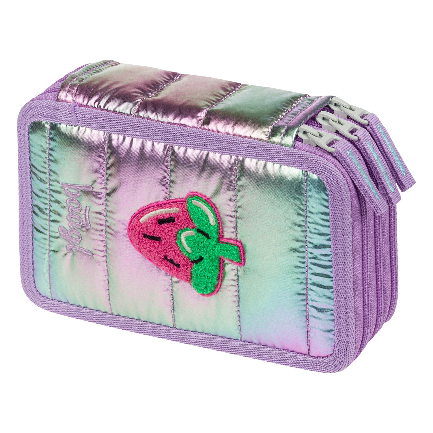 baagl-lavender-trousse-3-compartiments-violette image 1