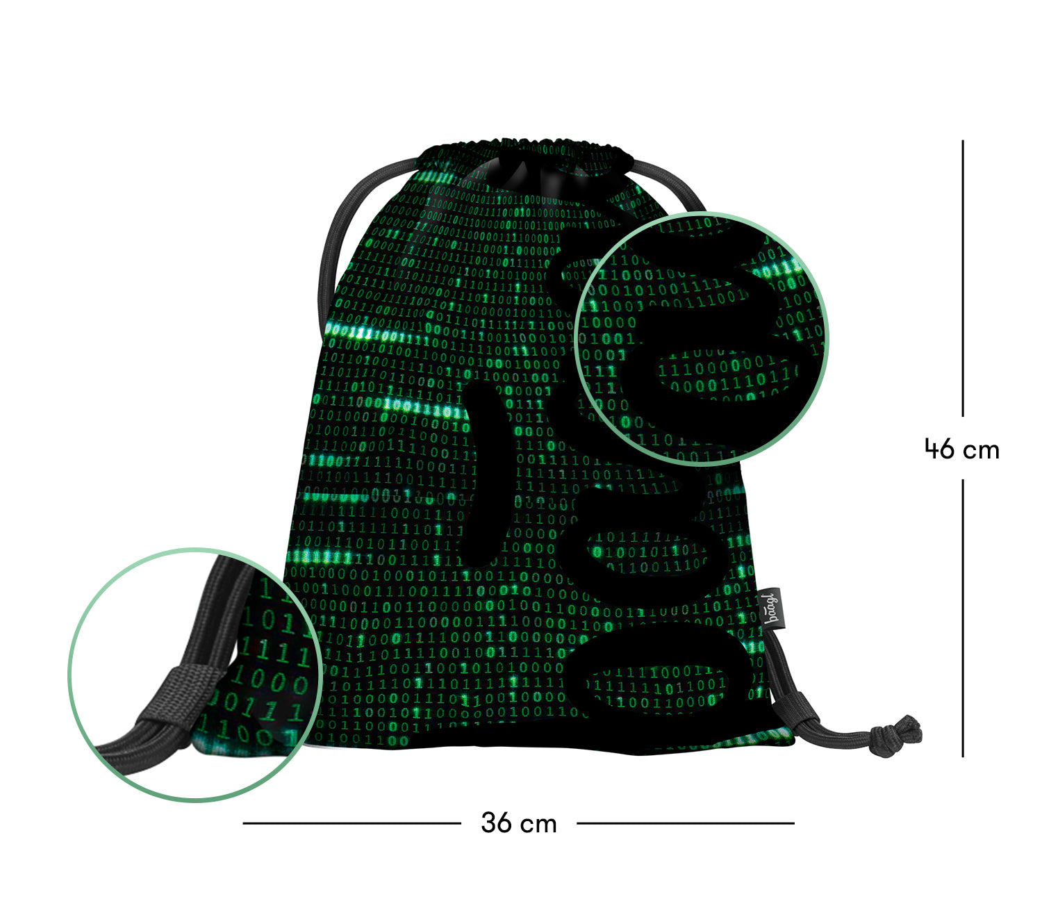 baagl-gym-sacks-numbers-sac-gym-numbers-lavable image 3