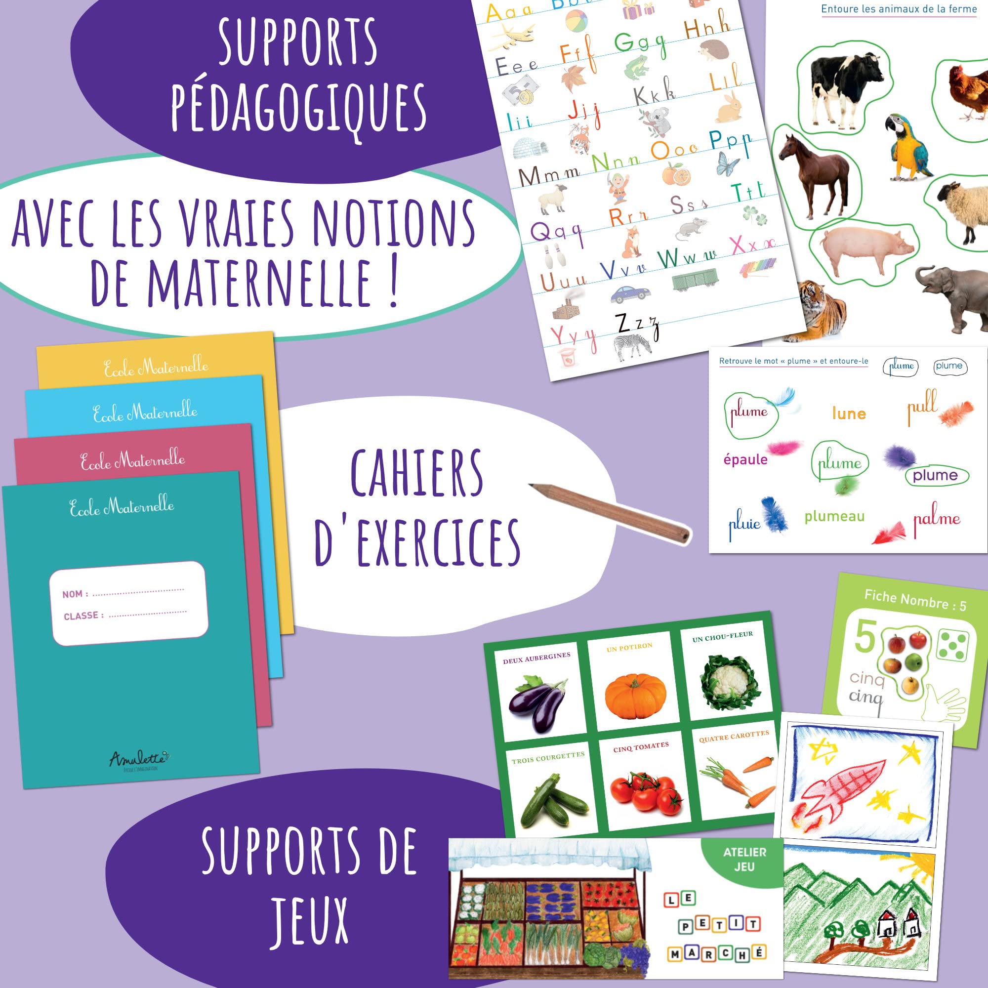 amulette-ma-premi-re-cole-coffret-jeu-ducatif-3-6-ans-60-accessoires image 5