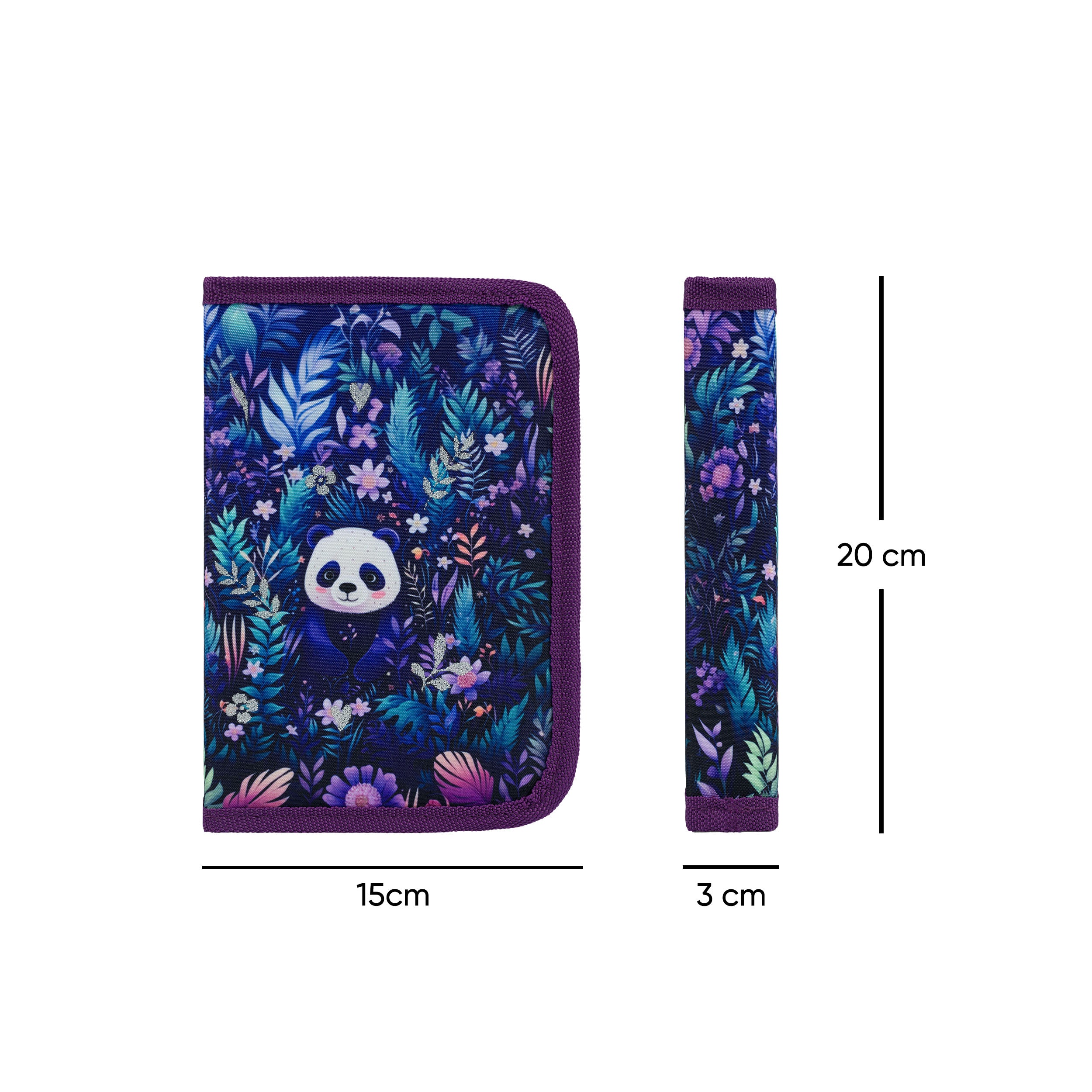 baagl-jungle-panda-trousse-scolaire-1-compartiment-panda image 5