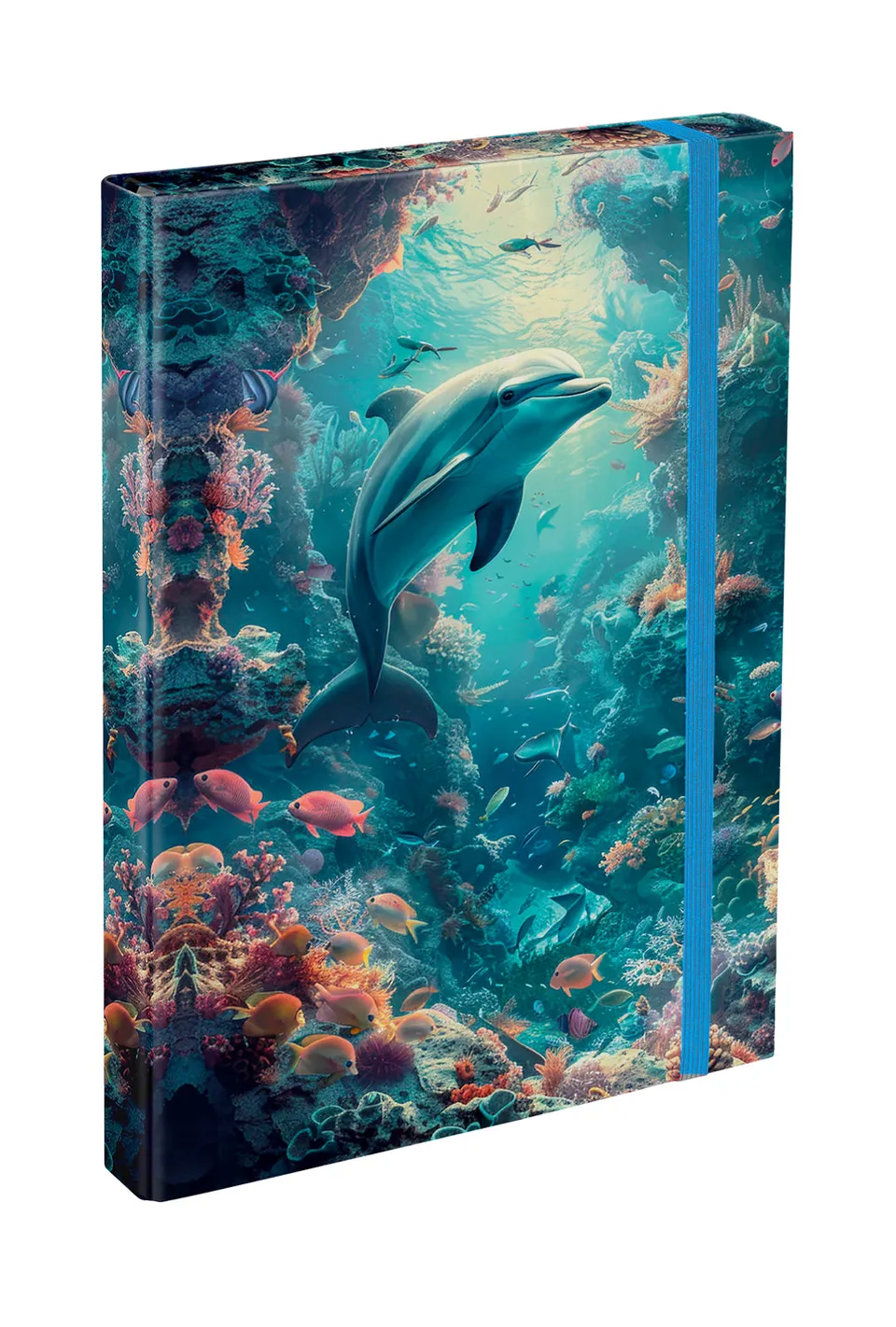 baagl-dolphin-chemise-a4-prot-ge-cahiers-dauphin-lastique image 1