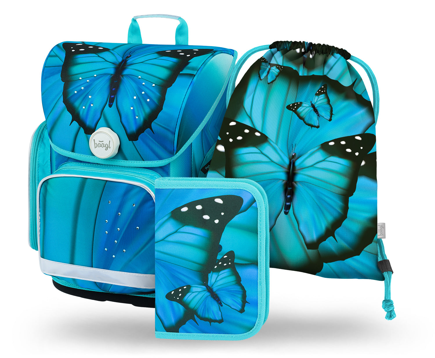 baagl-ergo-butterfly-cartable-scolaire-3-pi-ces-fille image 1