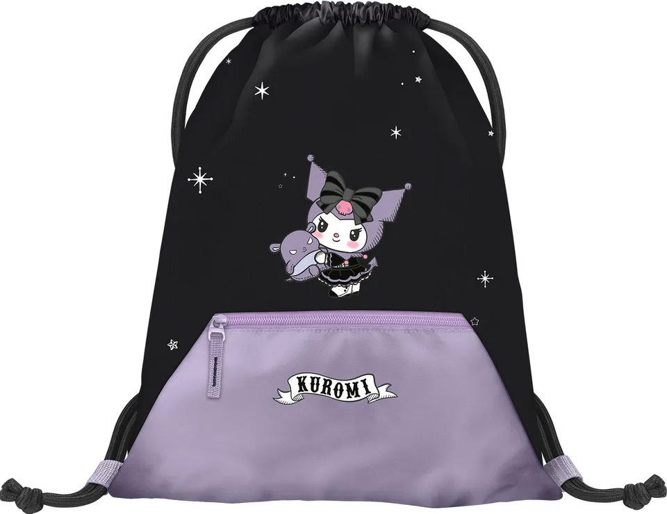 baagl-kuromi-fortune-dream-sac-gym-poche-zipp-e-recycl image 1