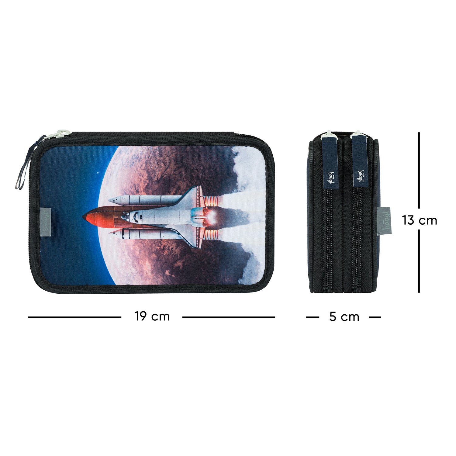 baagl-space-shuttle-trousse-scolaire-double-tage-vide-pour-gar-on image 5