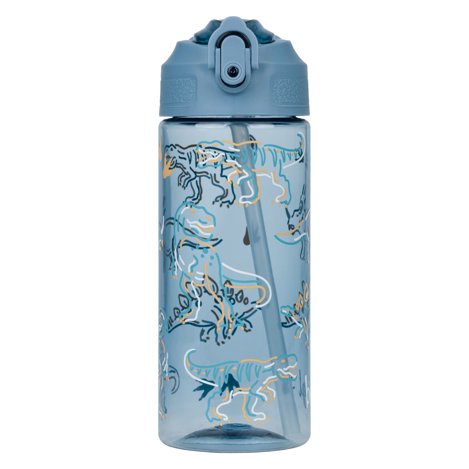 baagl-drinking-bottles-gourde-dino-500-ml-paille image 2