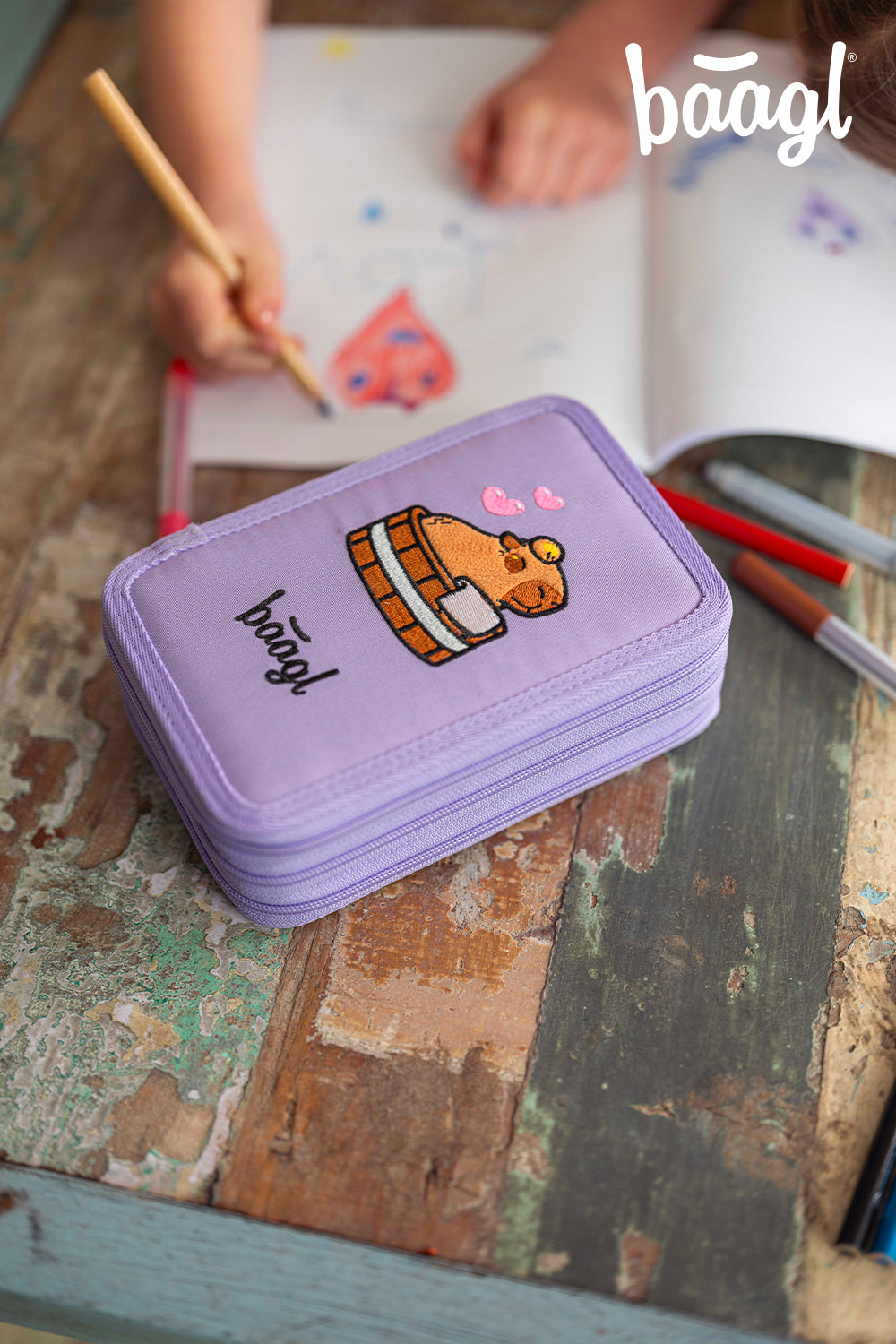 baagl-capybara-trousse-3-compartiments-vide-fille image 7
