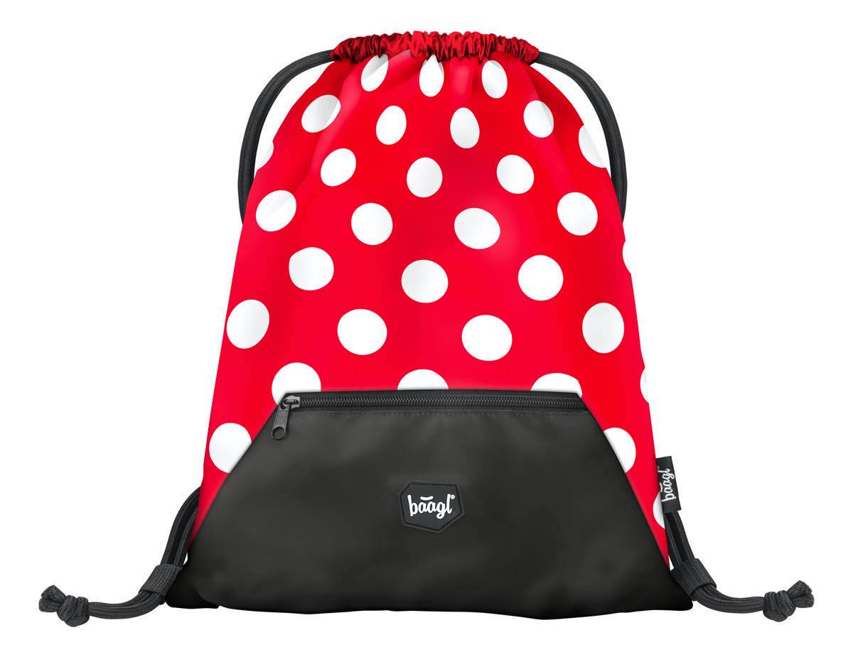 baagl-dots-sac-gym-poche-zip-pois image 1