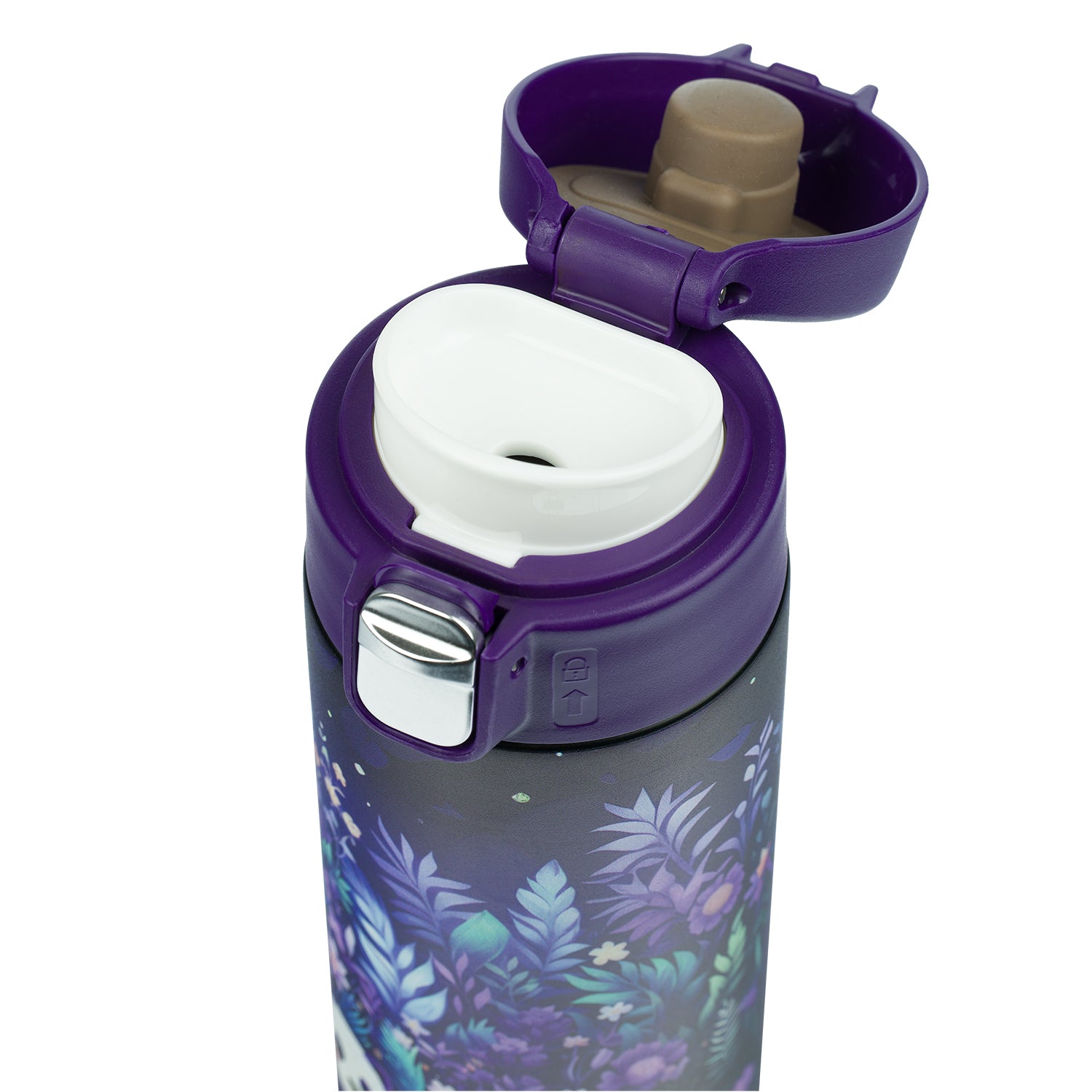 baagl-thermo-bottles-jungle-panda-gourde-isotherme-450-ml-inox image 3