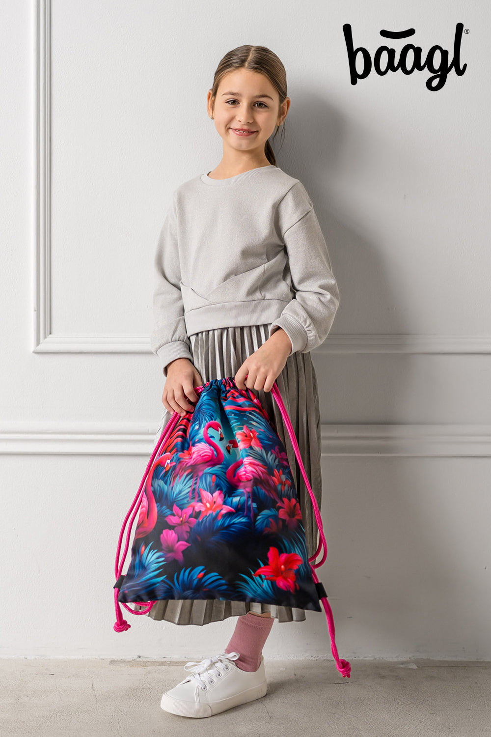 baagl-flamingos-sac-de-gym-fille-lavable image 5