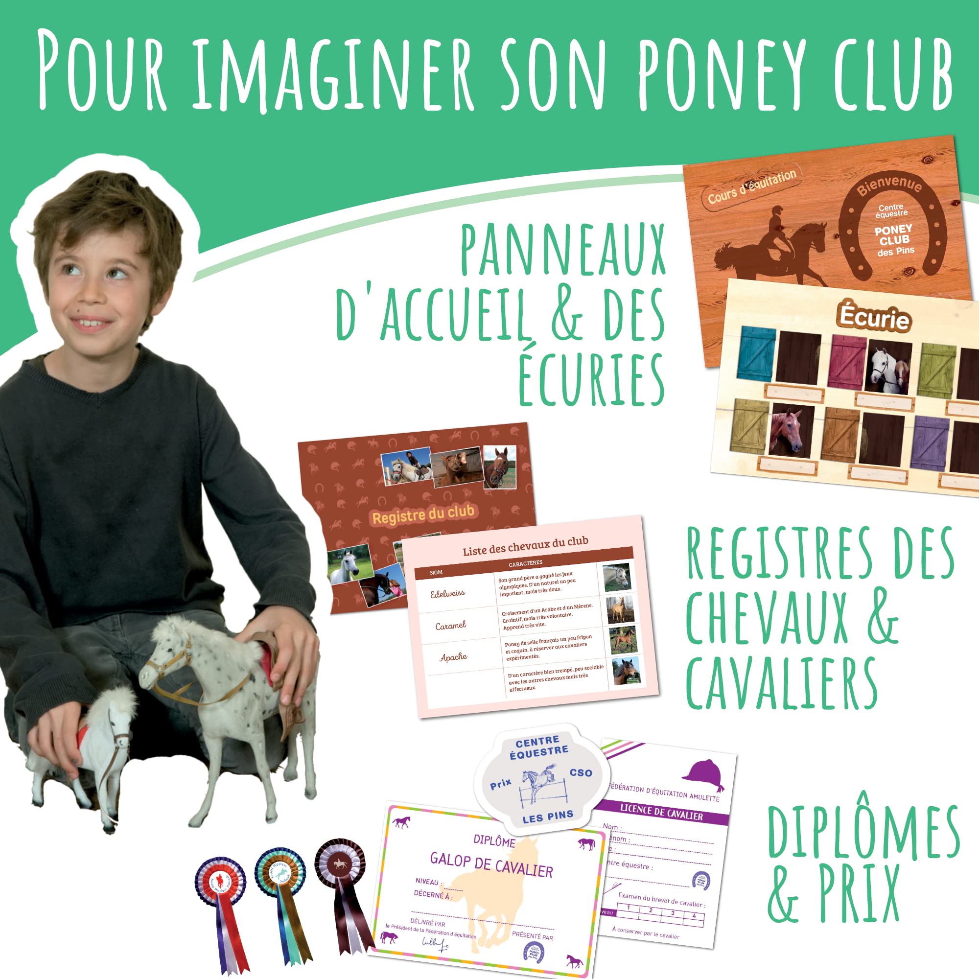 amulette-mon-premier-poney-club-coffret-jeu-70-accessoires-6-10-ans image 4