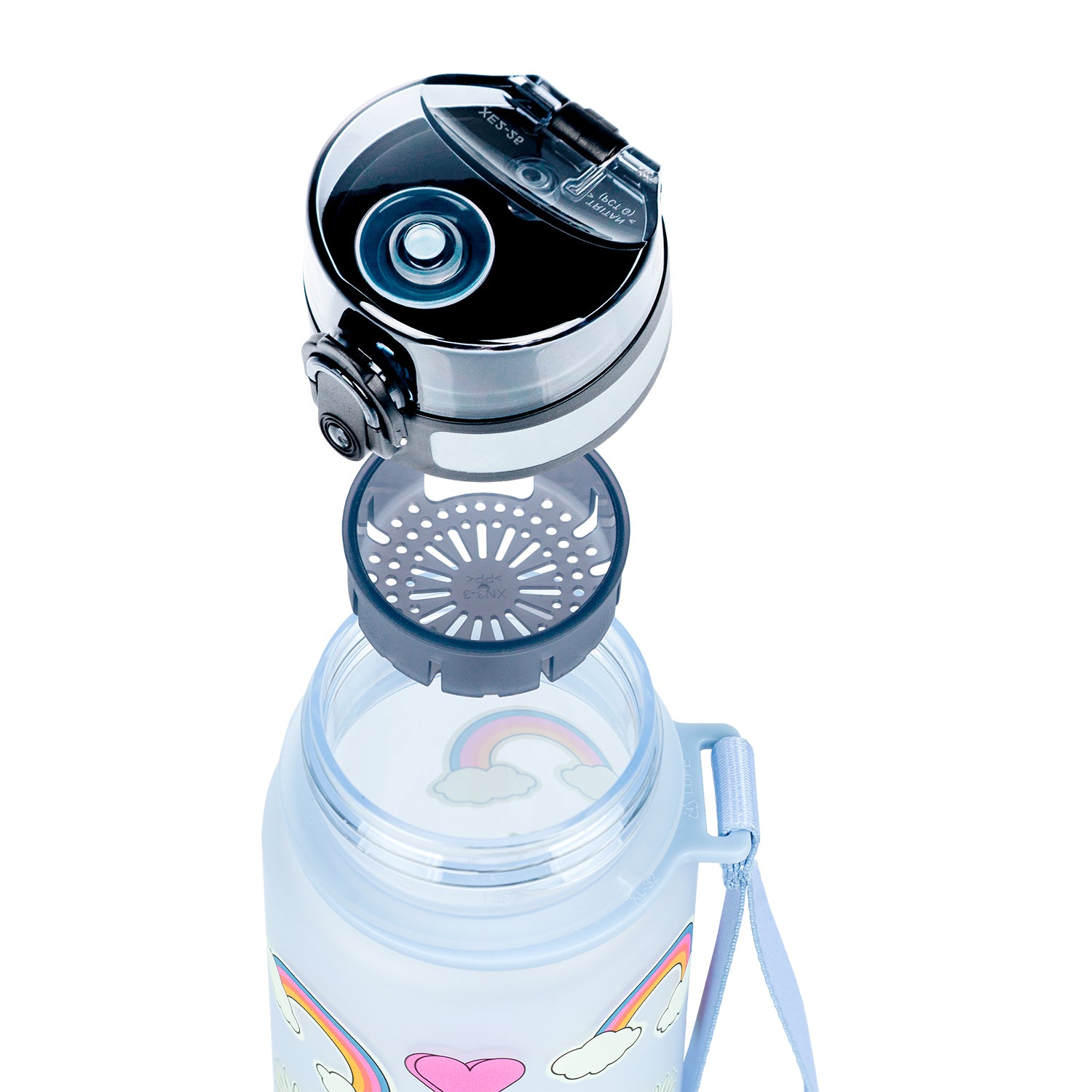 baagl-rainbow-red-gourde-tritan-500-ml-sans-bpa image 6